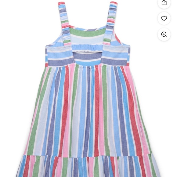 Wonder Nation Multicolor Striped Kids Dress - Picture 3 of 11